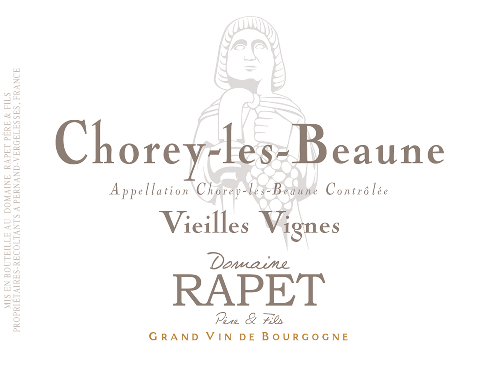 Chorey lès Beaune, Vin du Domaine Rapet à Pernand Vergelesses